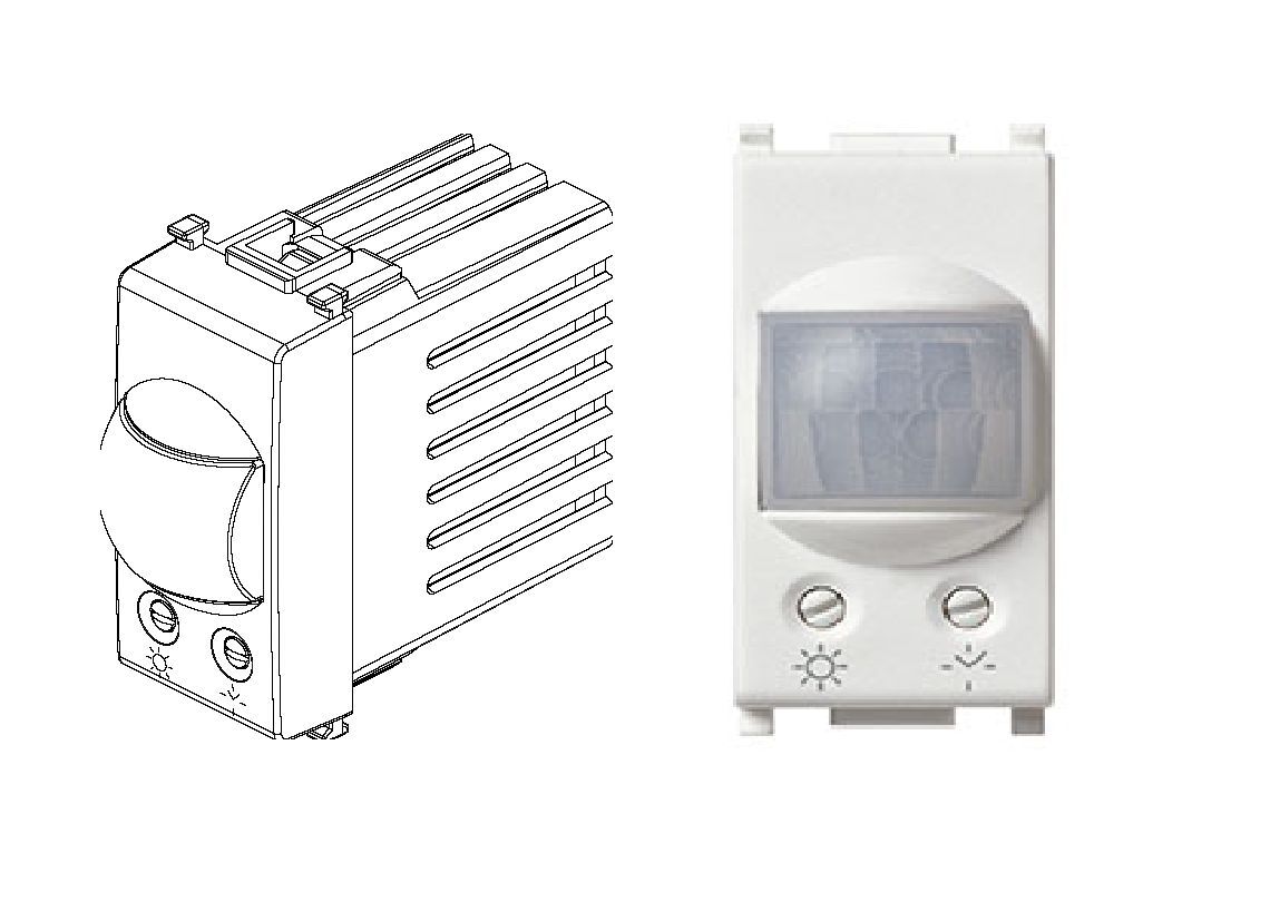 VIMAR 14181 INTERRUTTORE IR A RELE'  BIANCO SERIE PLANA