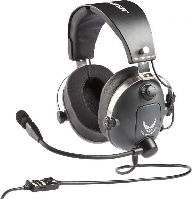 THRUSTMASTER Cuffie Gaming Microfono, Stereo, Colore Grigio - 4060104