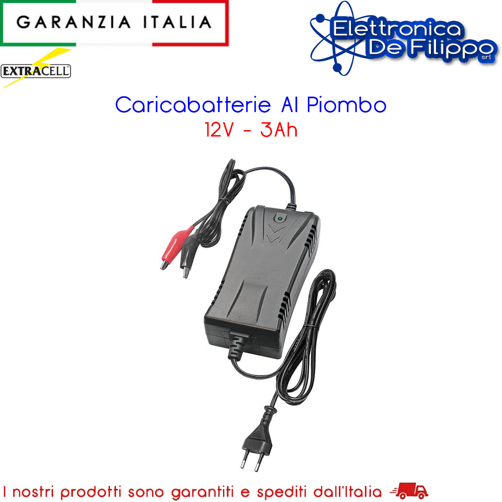 Caricabatterie Al Piombo 12V - 3Ah