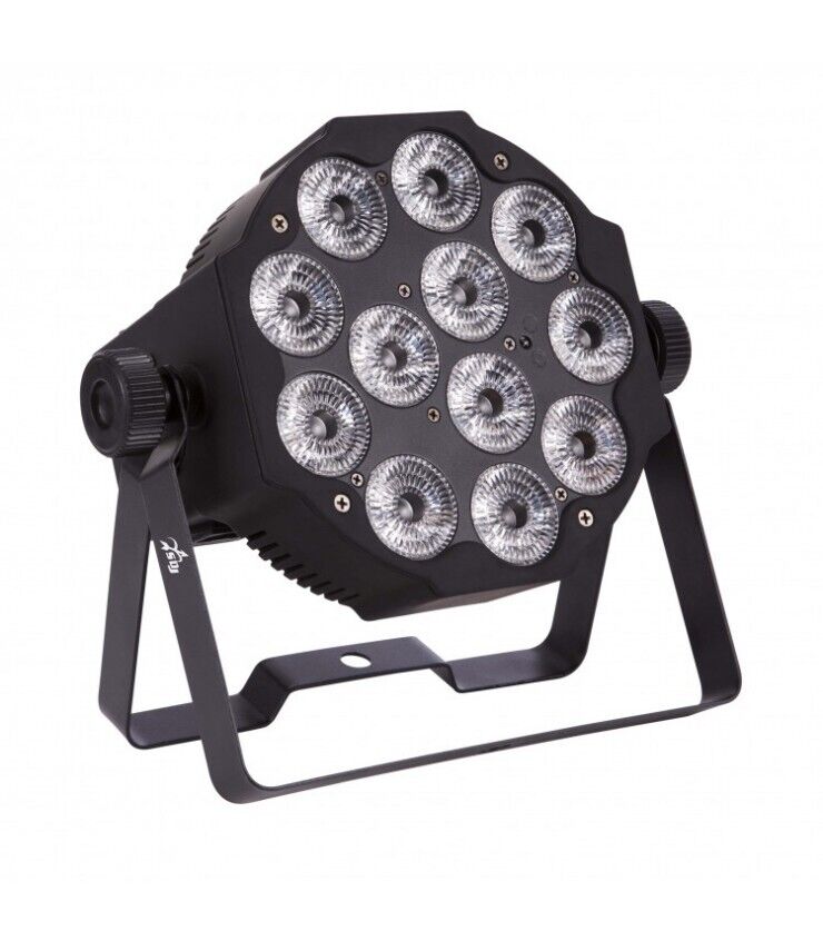 SAGITTER SG SLIMPAR 12 DL PAR LED 12x12W RGBWAU / FC IRC LED PAR LUCE UV