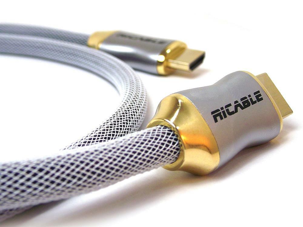 Ricable U15 Ultimate 15 Mt - Cavo HDMI 2.0 High Speed 4K 3D Certificato 21:9 Hi-