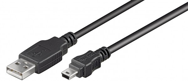Cavo USB 2.0 ad alta velocità 1,8 m, nero -  - Goobay