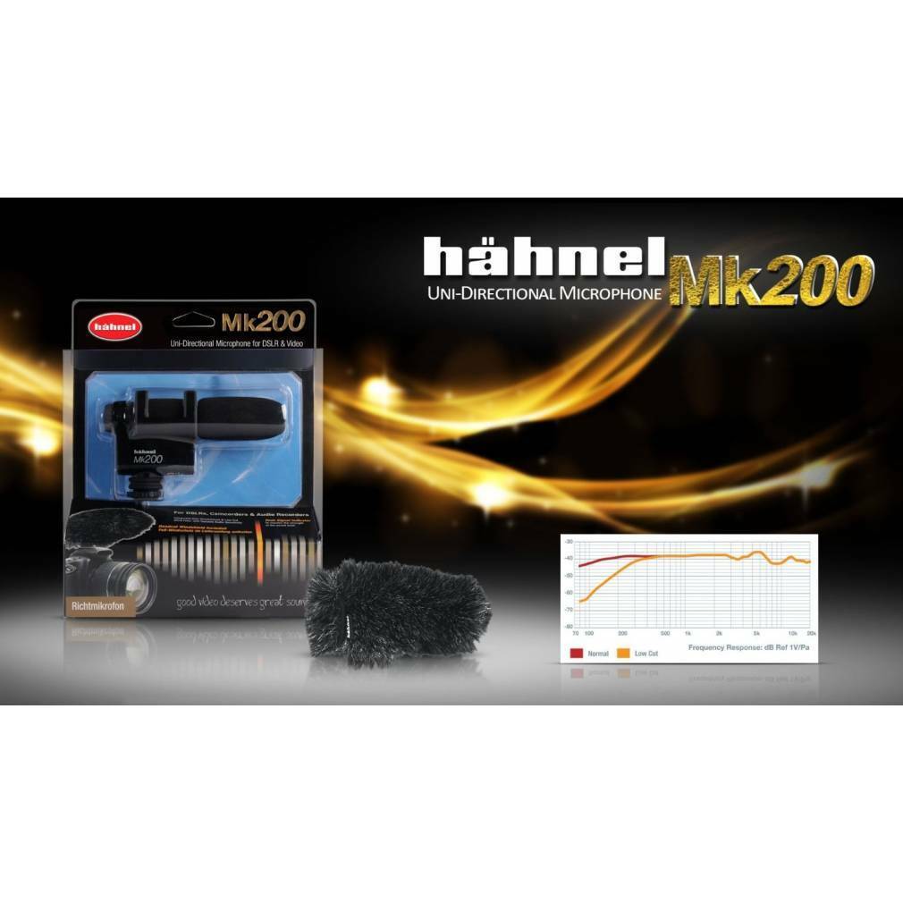 Hahnel HL MK200 Microfono con Accessori Nero/Antracite