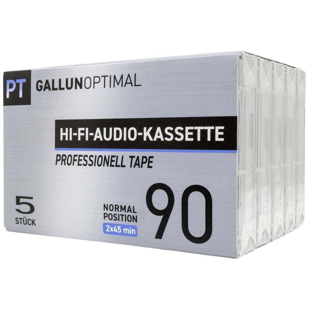 GALLUNOPTIMAL Audiocassette 90 min Kit da 5
