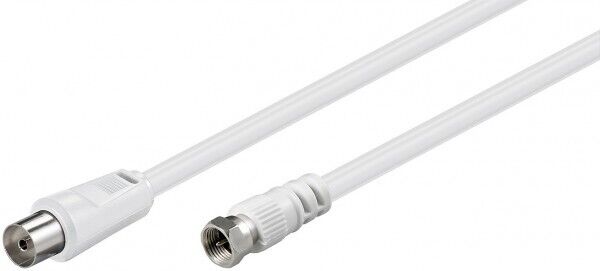 11829 Cavetto coax SAT/antenna, bianco -  - Goobay