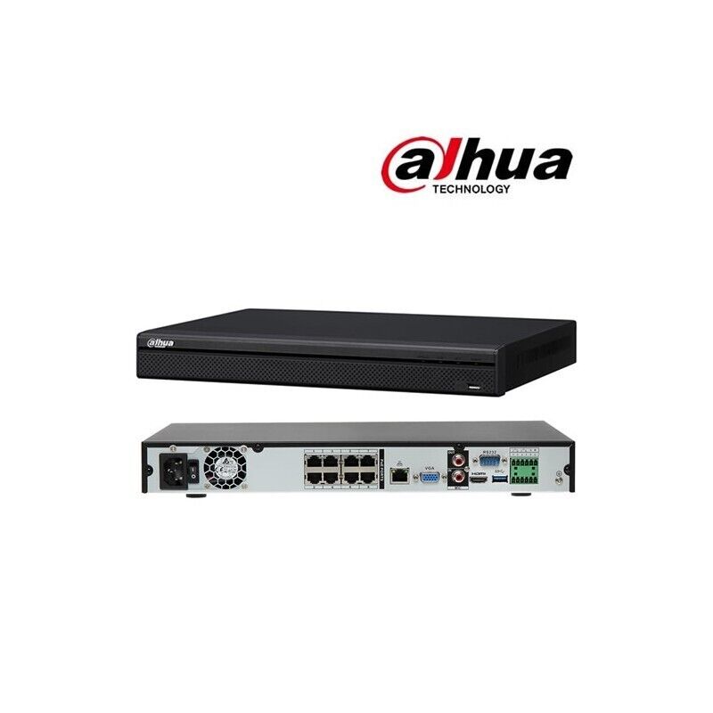 Dahua Nvr 8Ch Poe 4K 8Mp H.265 IVS NVR4208-8P-4KS2