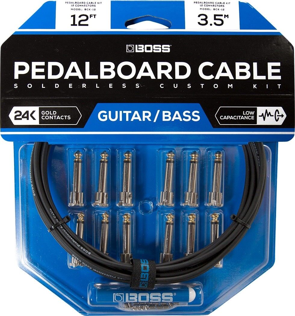 BOSS BCK-12 - Kit Assemblaggio 6 Cavi Patch Cable Kit BOSS BCK-12