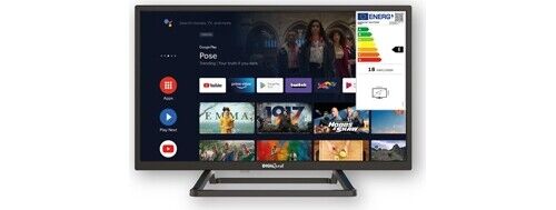 Smart TV 24" HD Ready LED Android TV e Dolby Digital Plus TV00068 Digiquest