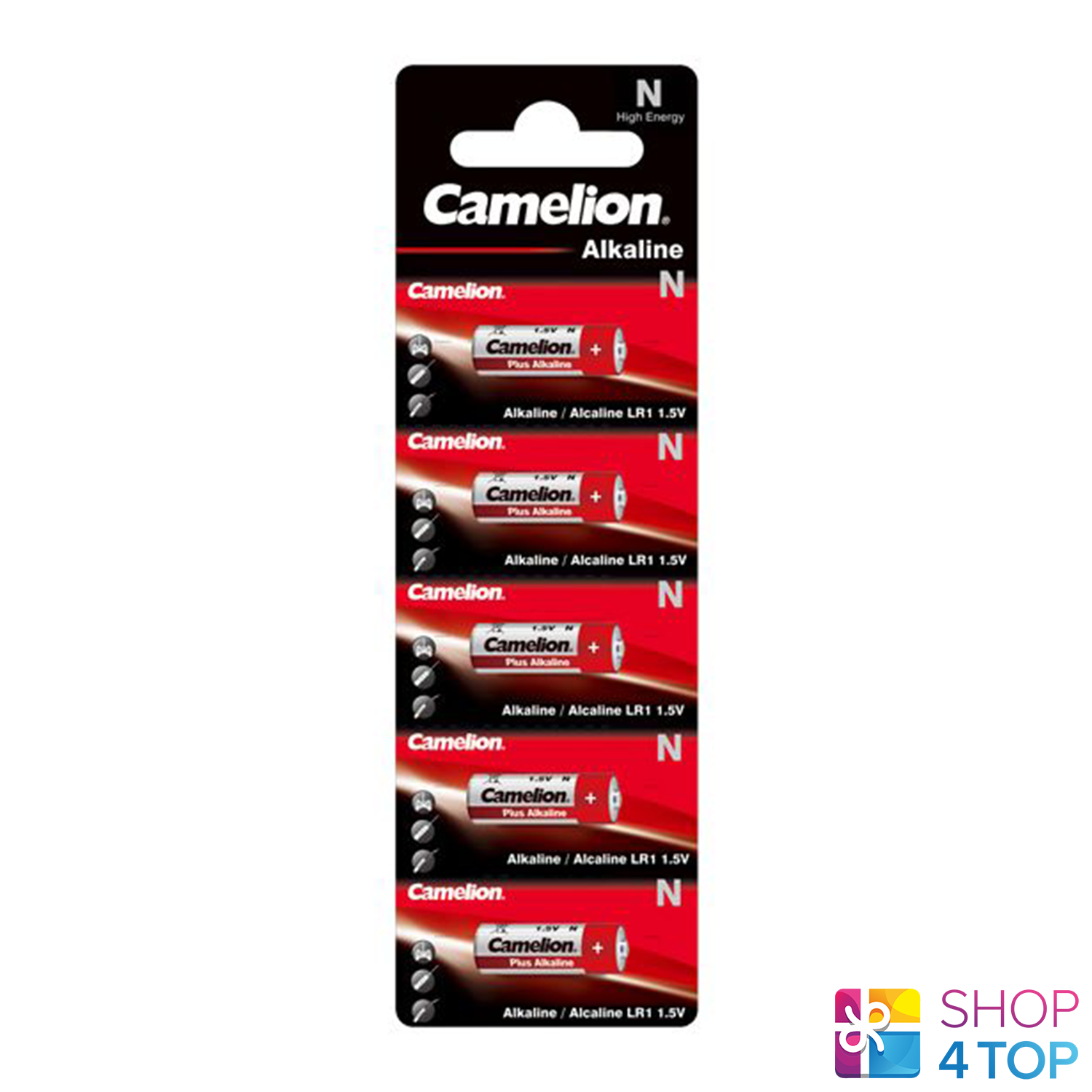 5 Camelion LR1 N Più Alcalino batteries MN9100 E90 1.5 945mAh Exp 2026 5BL Nuovo