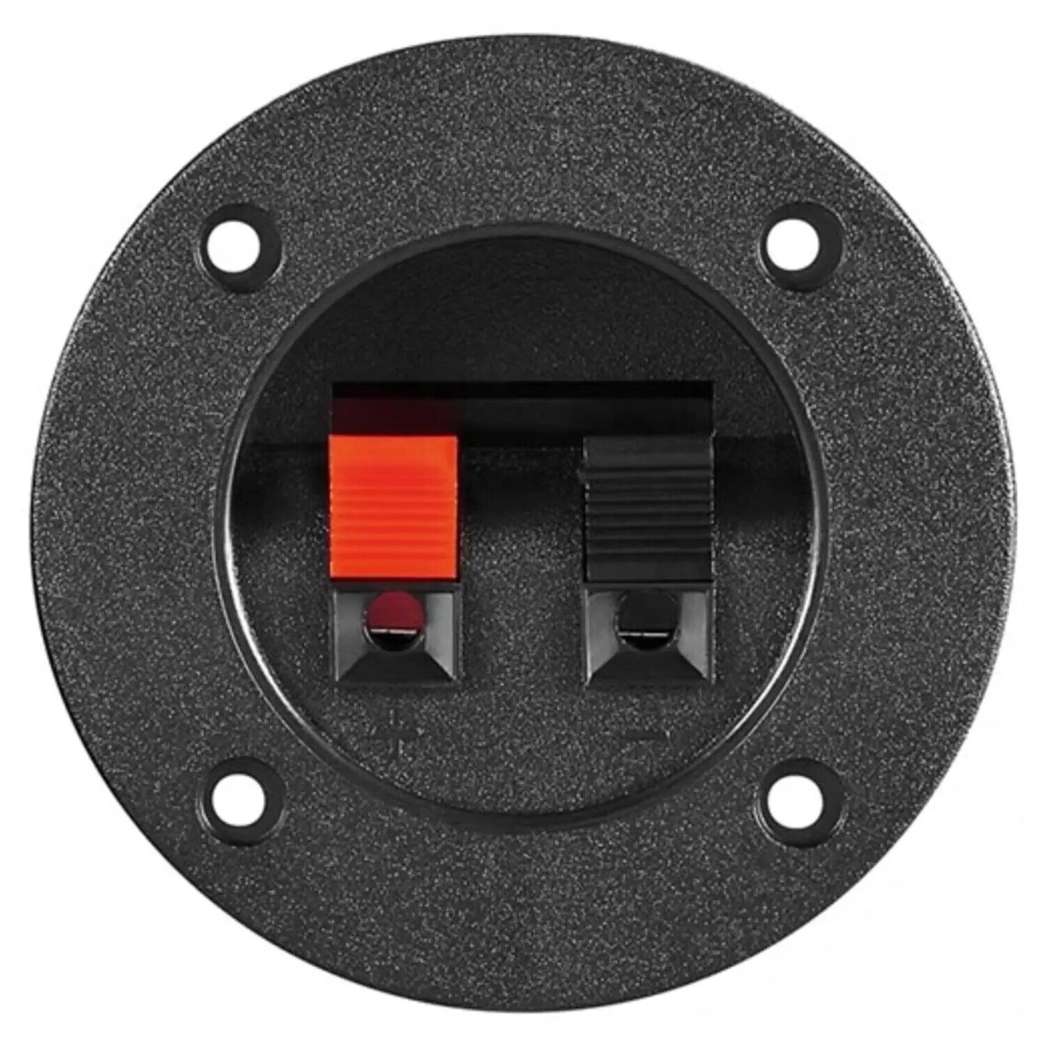 morsettiera altoparlanti audio 2 poli cassa acustica impianto audio 2 fori tondo