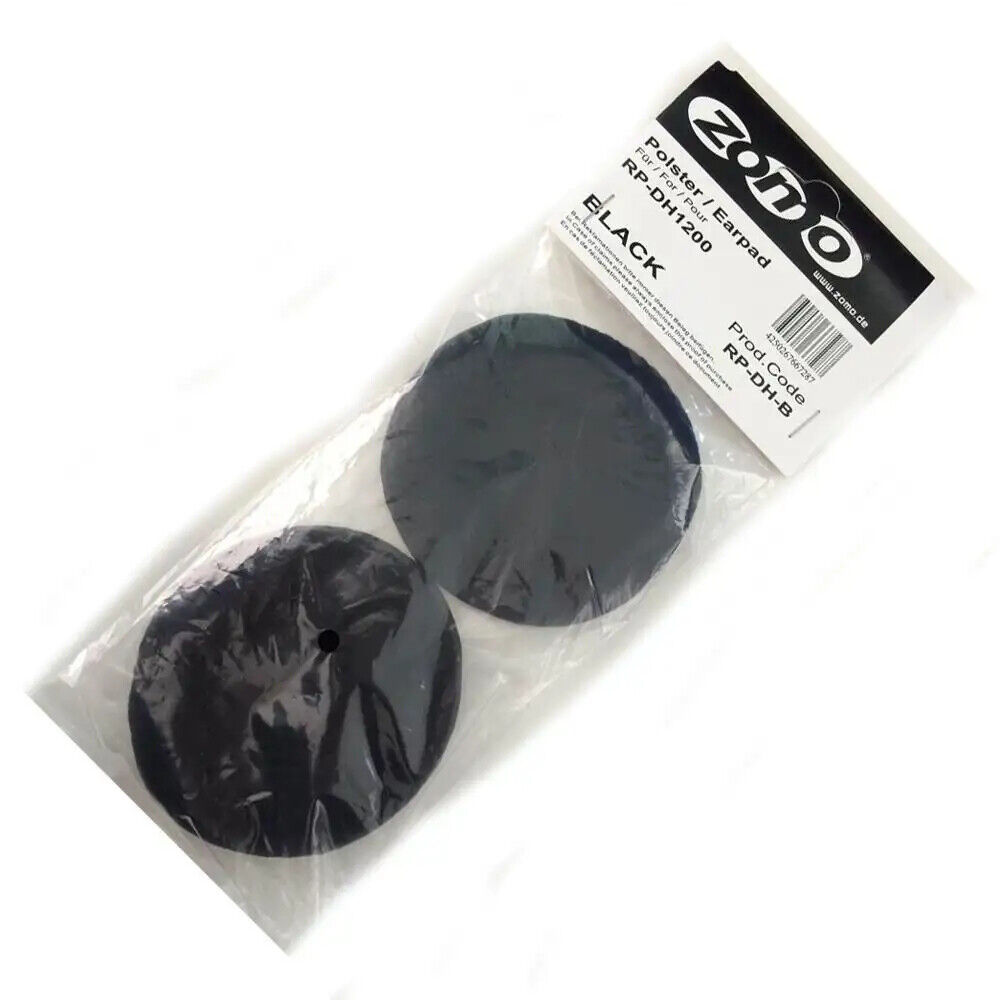 ZOMO RP-DH1200 COLOUR kit coppia spugne BLACK ricambio x cuffie headphones sony