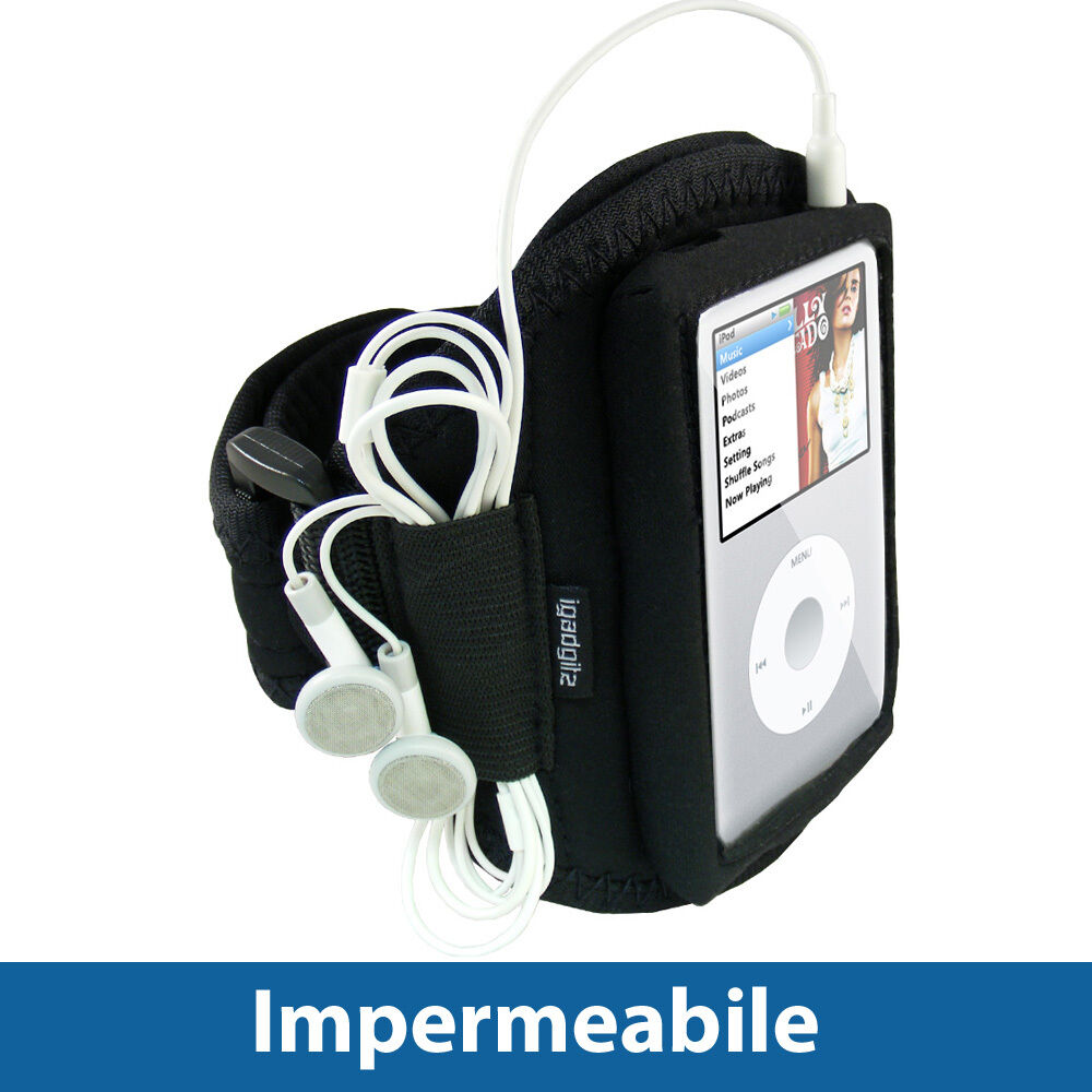 Nero Fascia Braccio Armband per Apple iPod Classic 80/120/160GB Sport Corsa