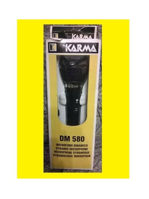 Microfono per voce dinamico Karma DM 580 con cavo Jack incluso