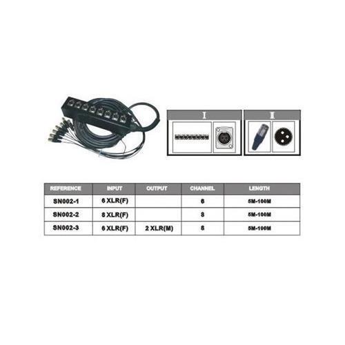 EXTREME SB8I15 STAGEBOX 8 IN 15 MT. STAGEBOX DA PALCO CON 8 INGRESSI XLR FEMMINA