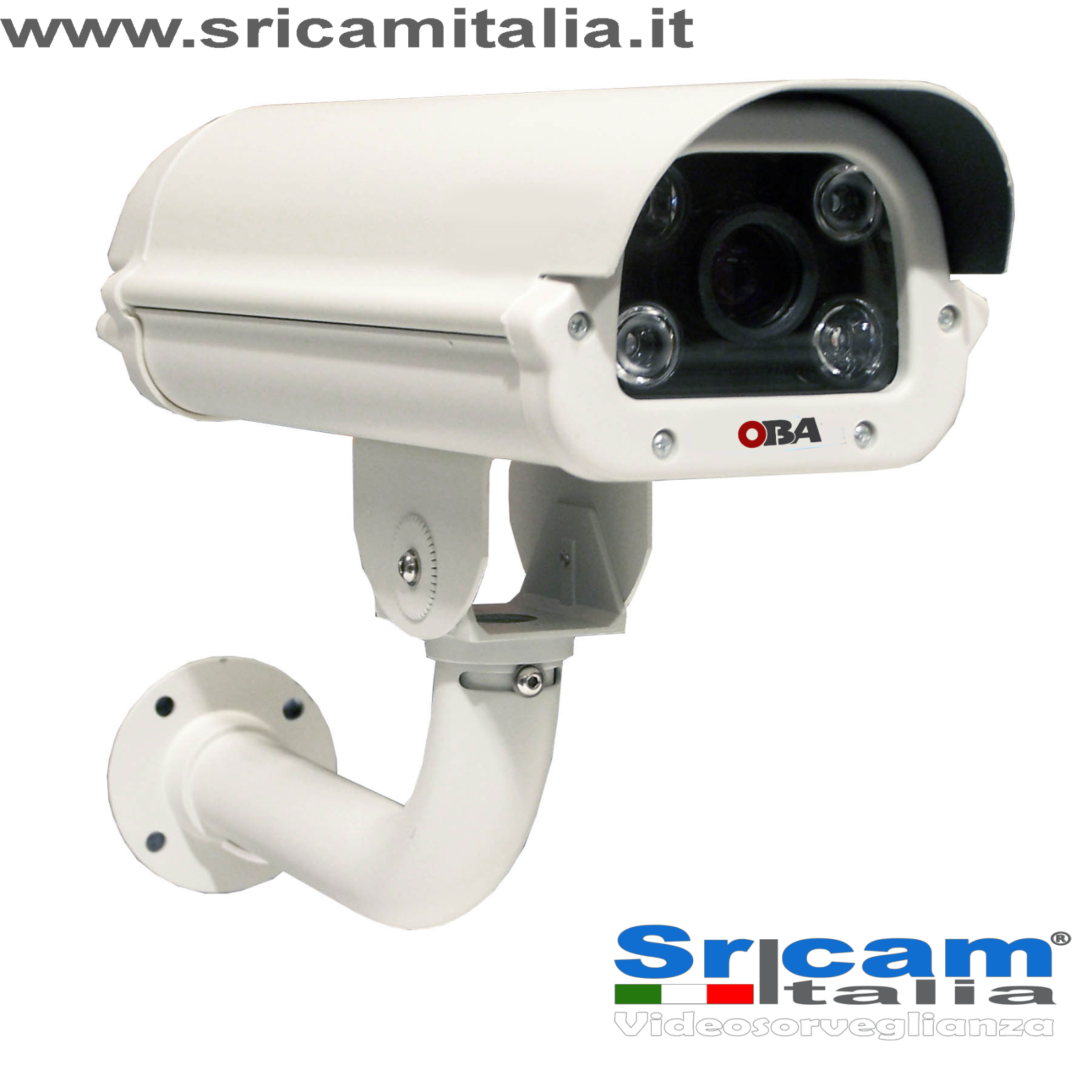 OBA -IPA690 Ip Camera Lettura Targhe LPR 4 megapixel Varifocal Lens 6-22mm IP66