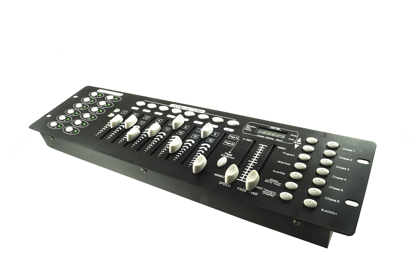 Centralina DMX 512 Controllo Luci Effetti DJ 192 Canali Display LCD