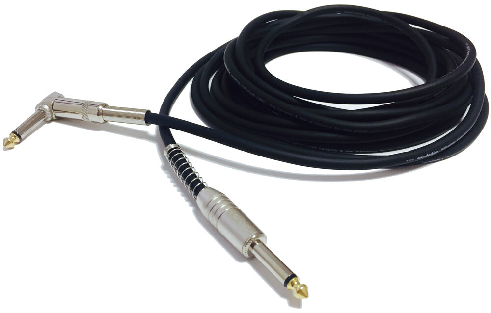 Cavo Audio Jack / Jack Angolato 6mt Cavo per Strumenti Jack/Jack Angolato 6mt