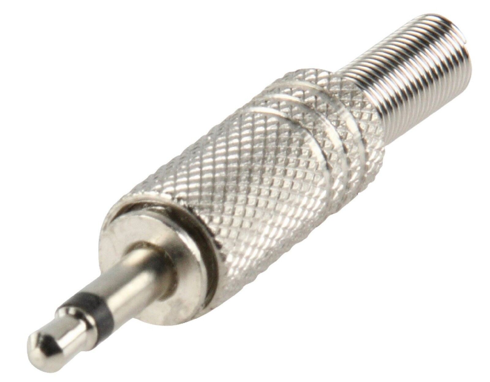 Monoconnettore connettore 3.5 mm Maschio Metallo Argento spina jack mono