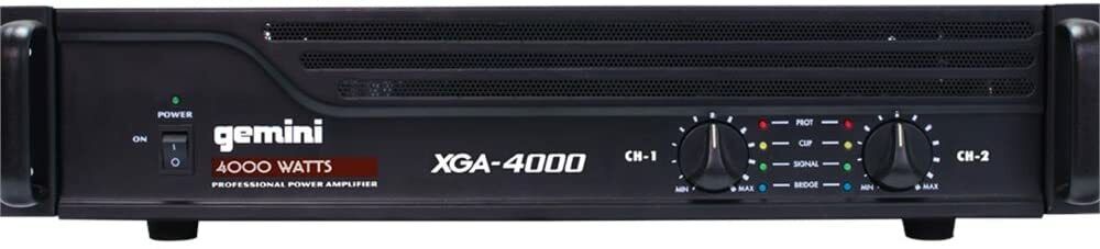 AMPLIFICATORE FINALE GEMINI XGA 4000 PROFESSIONALE PER DJ PUB DISCOTECA - NUOVO