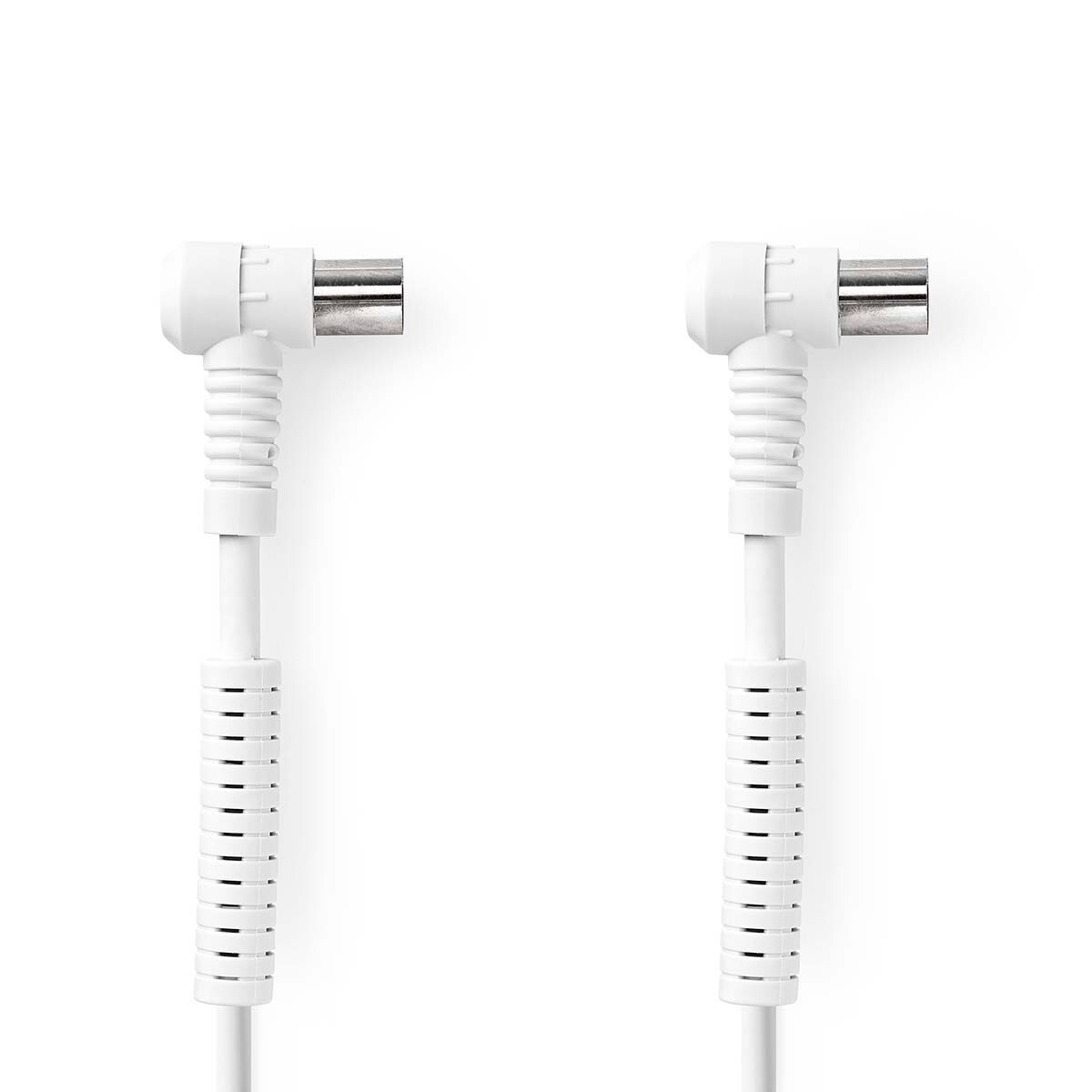 Cavo antenna coassiale 120 dB maschio femmina angolo angolato 1,50 m bianco