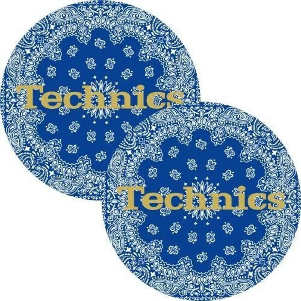 MAGMA SLIPMAT BANDANA 2 coppia panni sottodisco technics x giradischi dj scratch