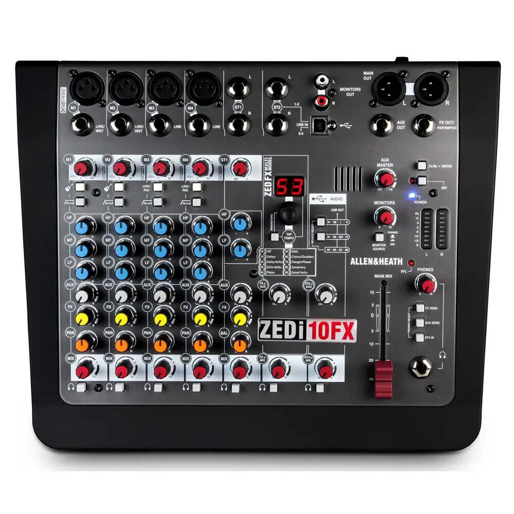 ALLEN &HEATH ZEDi-10FX - MIXER ibrido con interfaccia usb effetti e cubase NUOVO