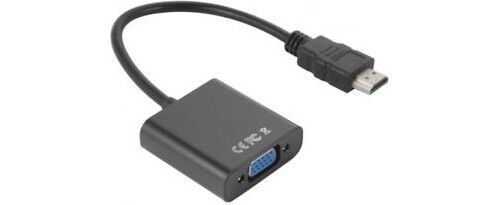 Nuova Video Suono Convertitore Video HDMI to VGA Nero COV H-V