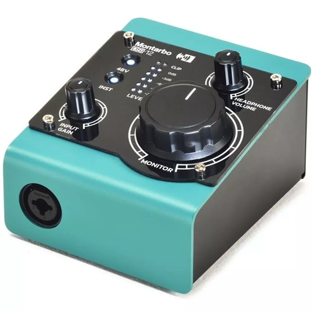 MONTARBO DSI-12 interfaccia audio usb con 1 ingresso microfono/chitarra mac pc