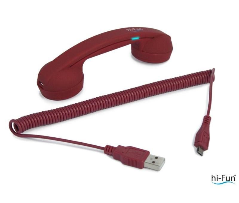 Auricolare Telefono Hi-Fun Hi-Ring Mini Bluetooth Red Hi-Ringbltmn-Rd