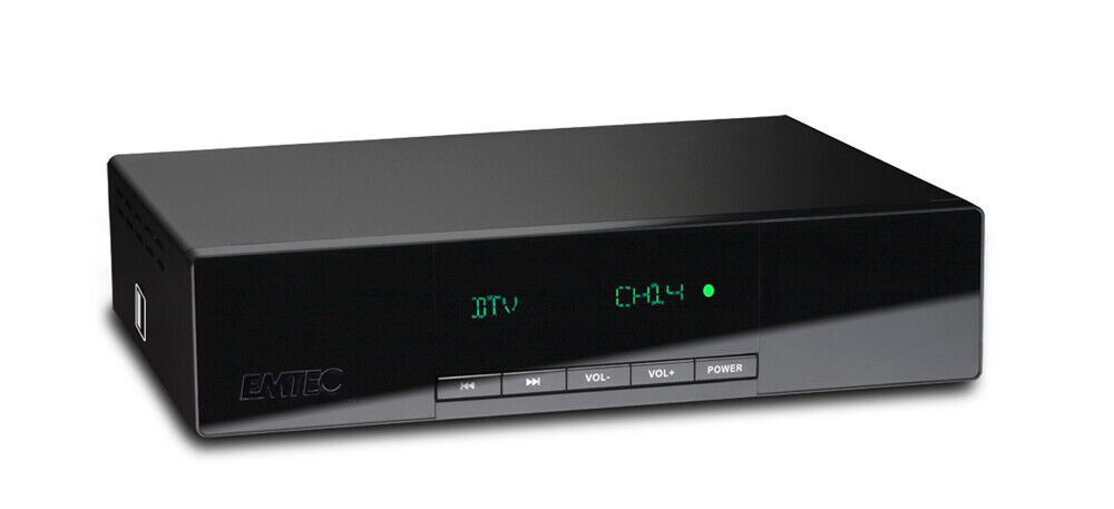 EMTEC Decoder Digitale Terrestre DVB-T2 FHD HDMI USB SCART Nero Movie Cube N160H