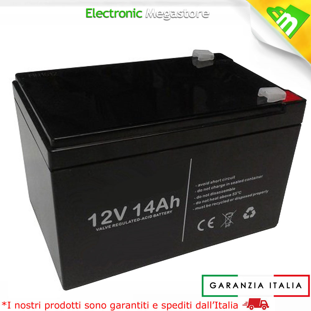 12V 14AH Batteria Ciclica Piombo Gel AGM VRLA ricambio 10AH 12AH 15AH USV