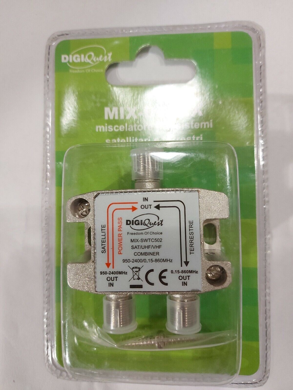 Miscelatore Mix Demix SAT/UHF/VHF Miscela Segnale Satellitare Digitale Terrestre