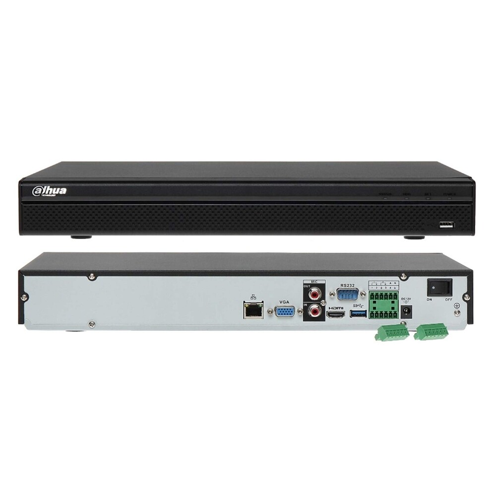 NVR DAHUA 8 CANALI IP 4K ULTRA-HD 12 MPX 320 MBPS H.265 SERIE PRO