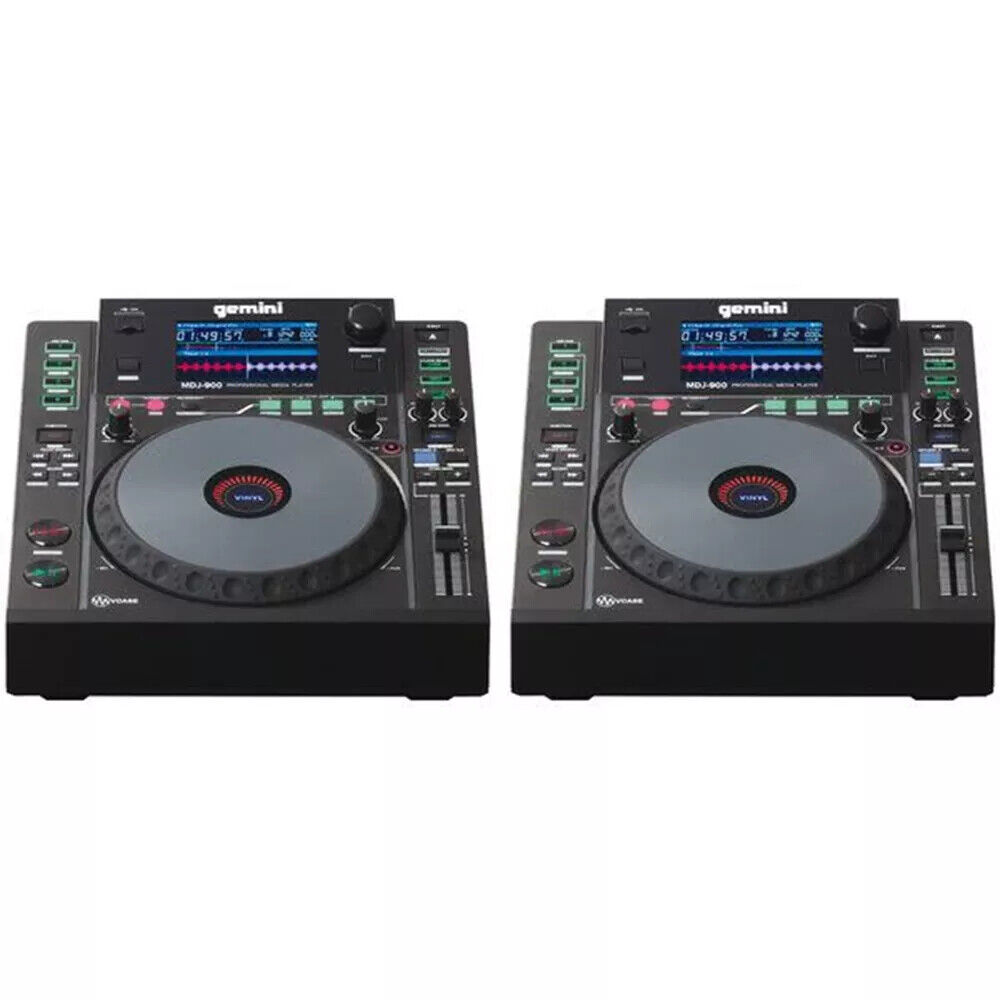 GEMINI MDJ 900 COPPIA cd media player usb professionali scheda audio integrata