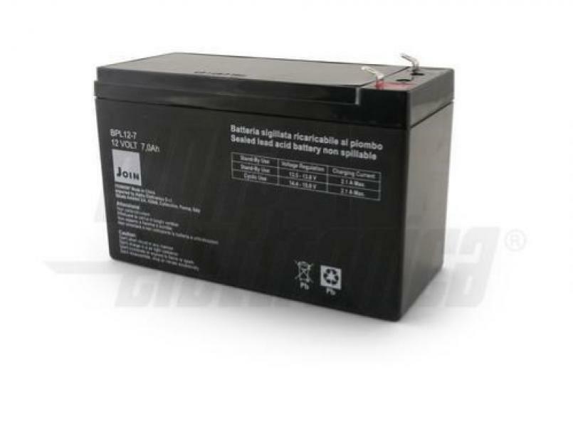 ALPHA ELETTRONICA BATTERIA AL PIOMBO 12V 7.0AH RICARICABILE BPL12-7