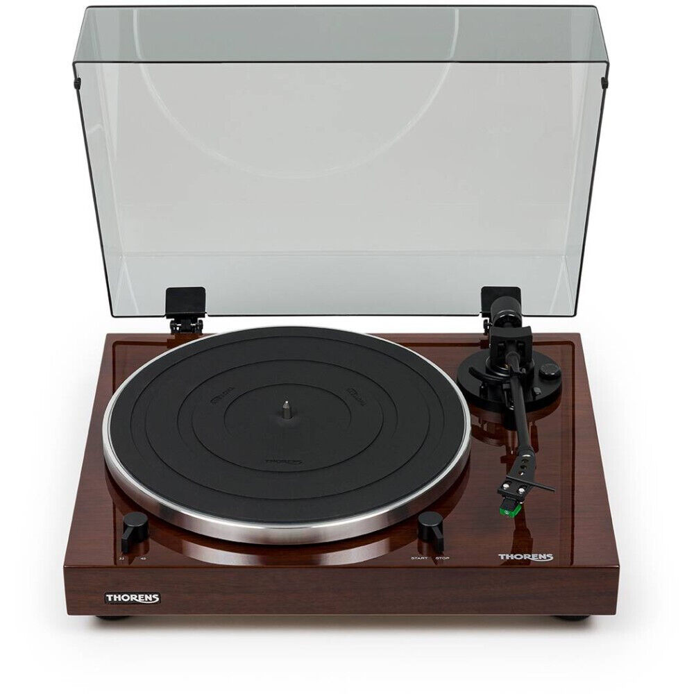 THORENS TD 202 WALNUT GLOSS GIRADISCHI MANUALE TELAIO RIGIDO  GARANZIA UFFICIALE