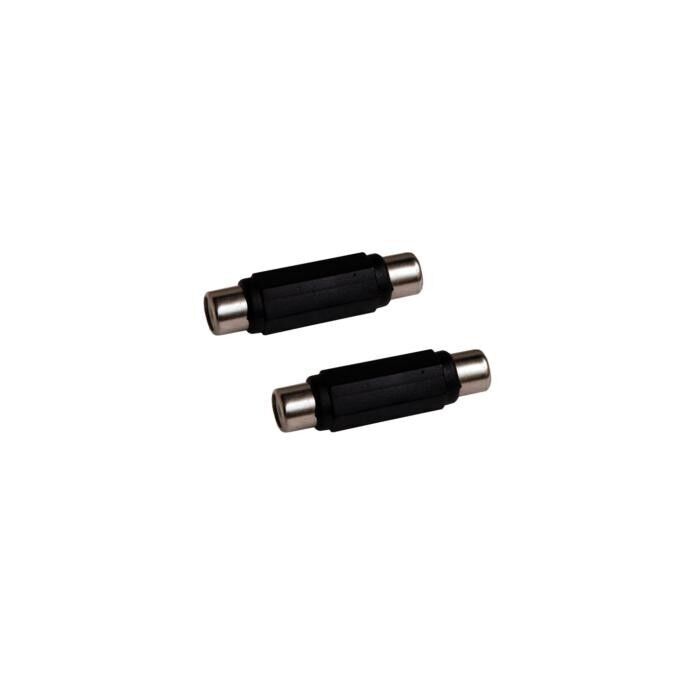 KARMA CA_8258 Coppia adattatori audio RCA Femmina/Femmina in blister
