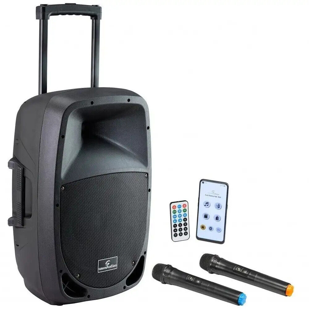 SOUNDSATION GO-SOUND 12AIR cassa portatileUSB batteria radiomicrofoni bluetooth