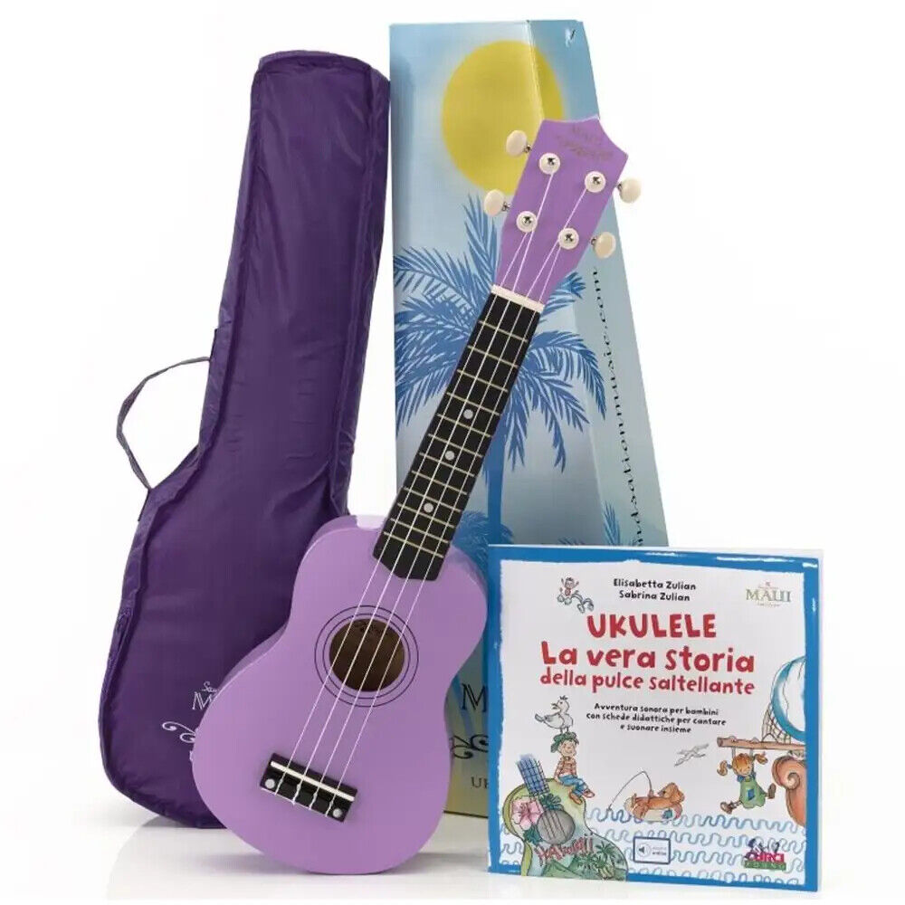 SOUNDSATION MAUI SUNNY 10-LI Ukulele lilla per bambini o principianti NUOVO