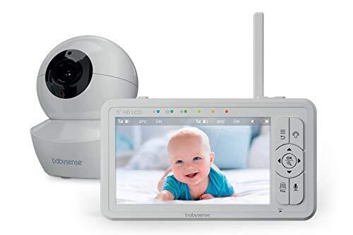 5" HD Baby Monitor, Babysense Video Baby Monitor with Camera and Audio, (L8l)