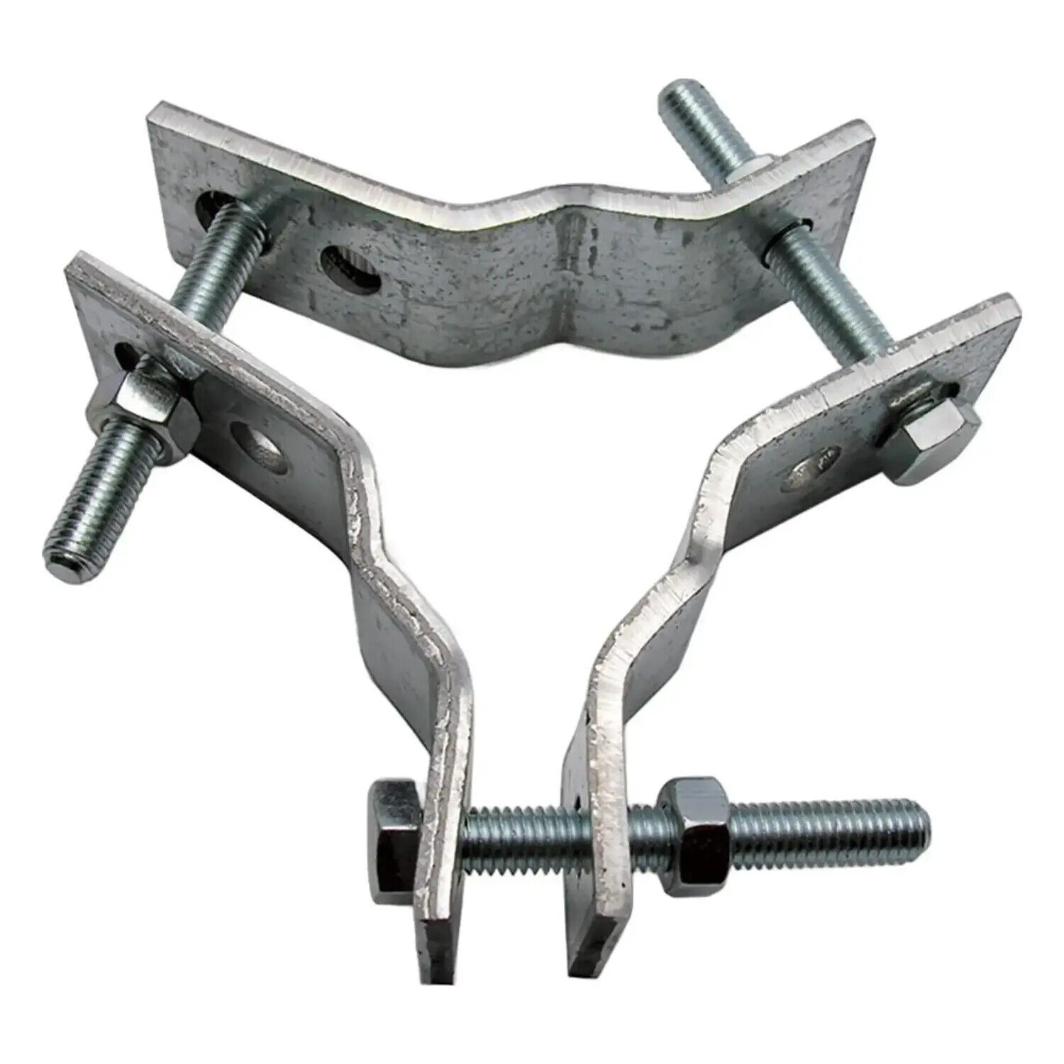 ralla tris per fissaggio di pali antenna tv ancoraggio vento 30-60mm