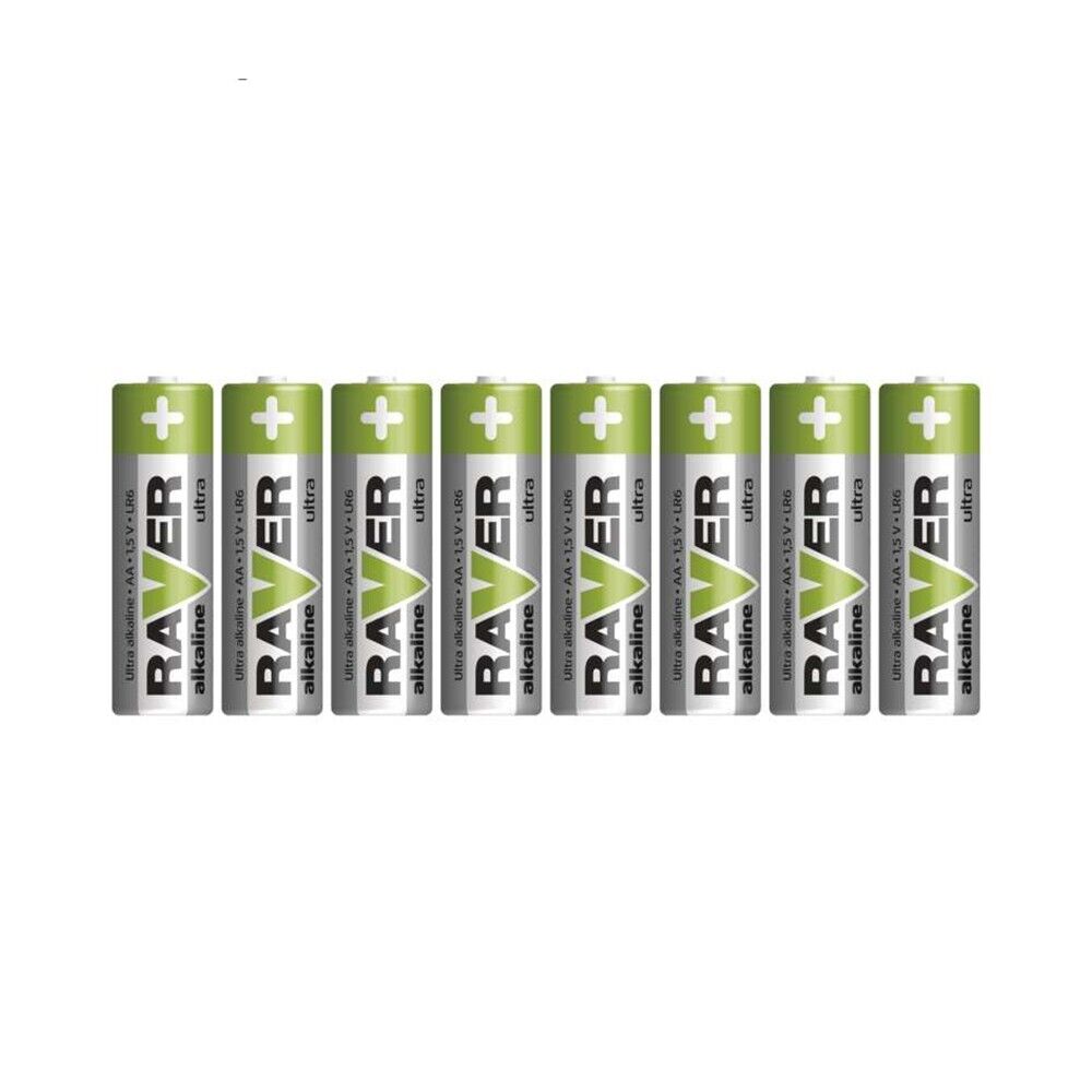 BATTERIA STILO ALCALINA 8PZ  LR6 (AA) RAVER - EMOS B79218