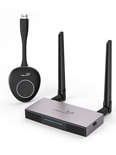 Trasmettitore e Ricevitore Wireless HDMI 4K, YEHUA 5G Wireless HDMI (w9h)