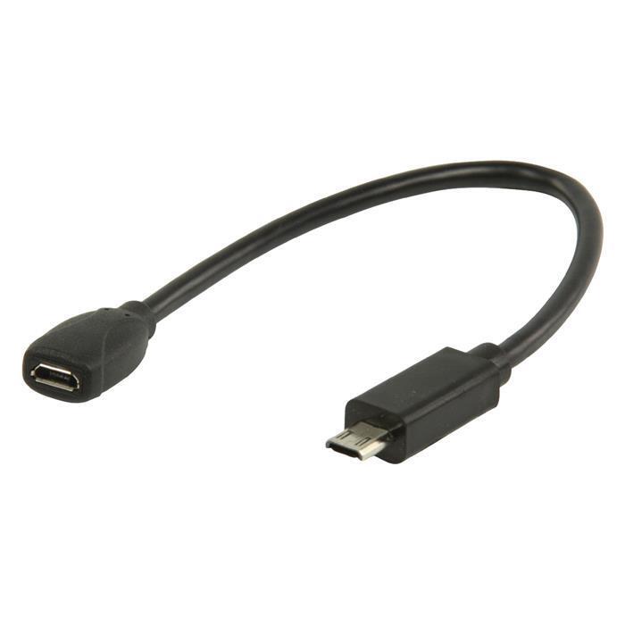 Cavo adattatore MHL VALUELINE VLMB60900B02 MHL femmina - MHL SIII maschio nero 0