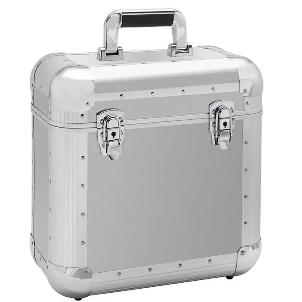 RELOOP 60 record case (silver) bauletto alluminio per contenere 60 dischi vinili