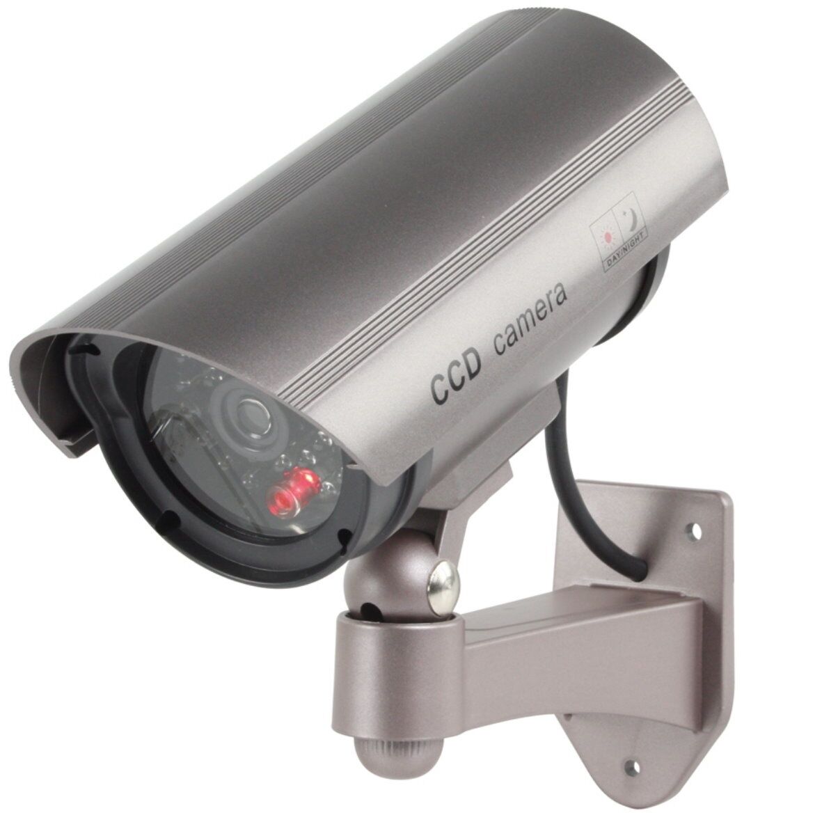 TELECAMERA FINTA DA ESTERNO CON LED ROSSO LAMPAGGIANTE