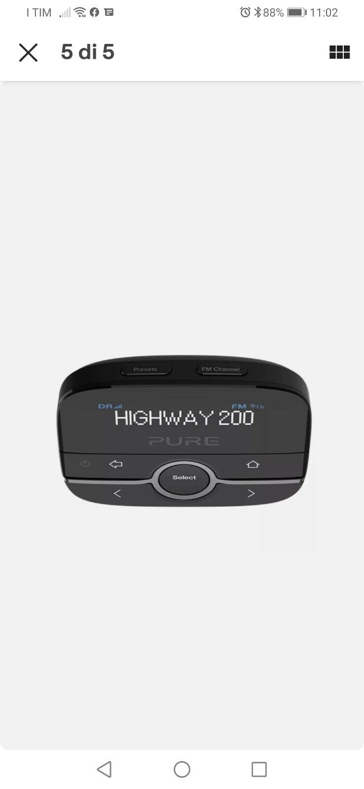 Pure Highway 200 Adattatore car-audio (facile montaggio, DAB/DAB+,...