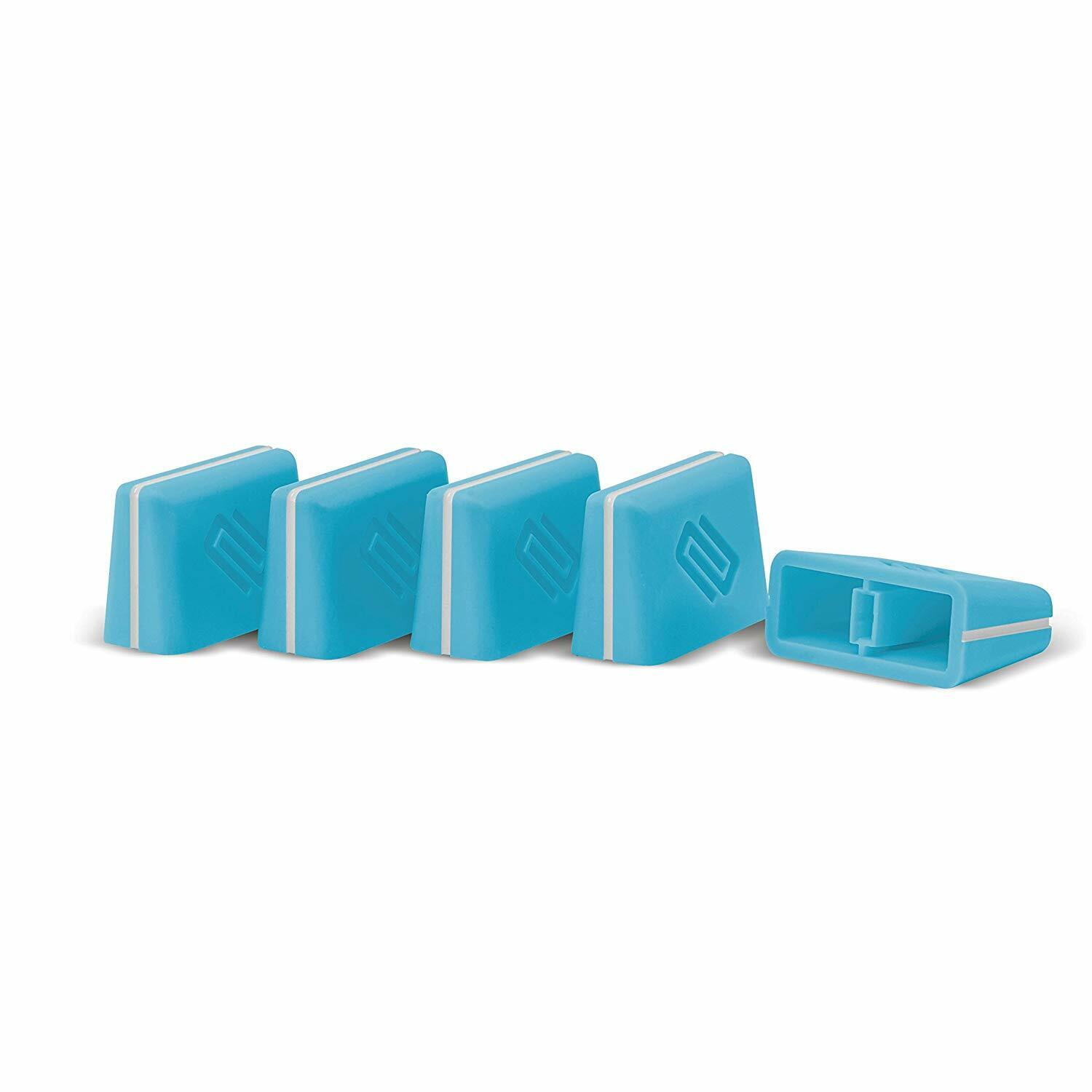 Reloop Fader Cap Set BLUE KIT 5 CAPPUCCI PER FADER blu mixer controller NEW