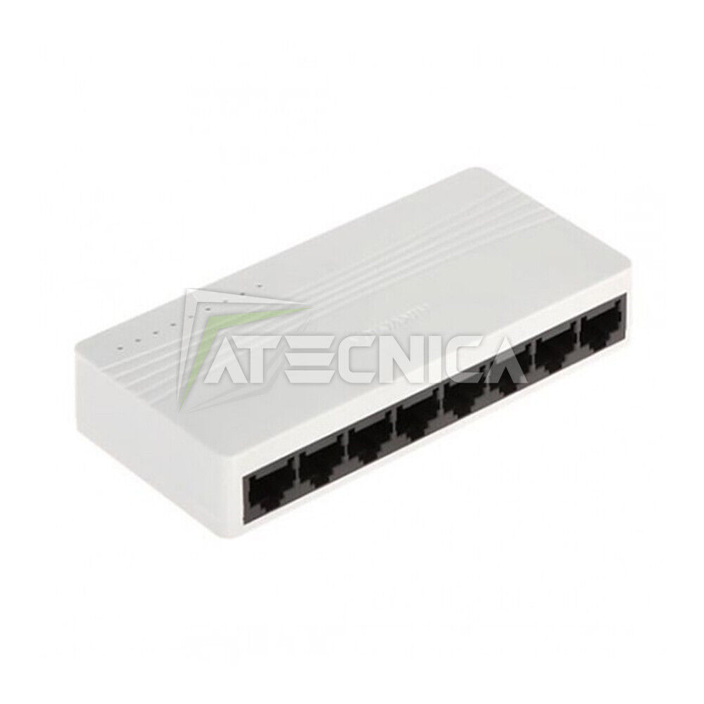 Switch di rete ethernet 8 porte 10/100 Mb HIKVISION DS-3E0108D-E