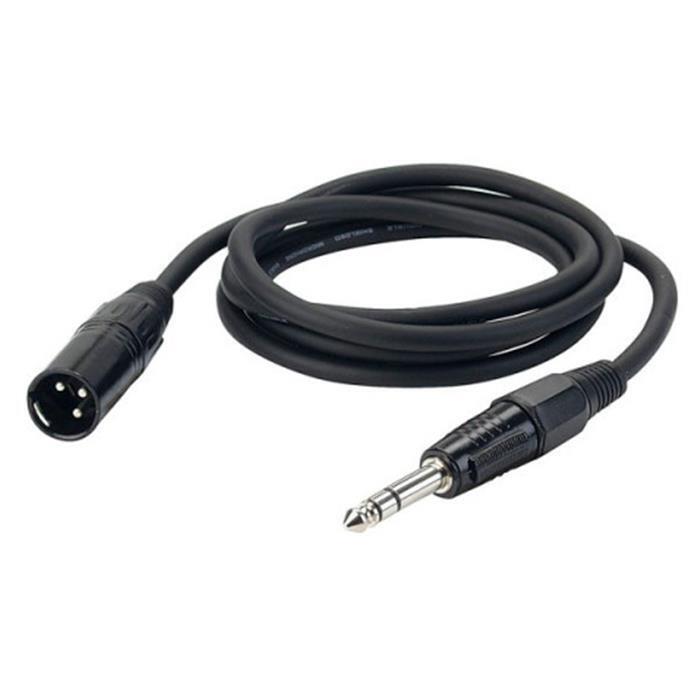 CAVO XLR DAP AUDIO FL04150 XLR/M - JACK/M STEREO  1,50 cm